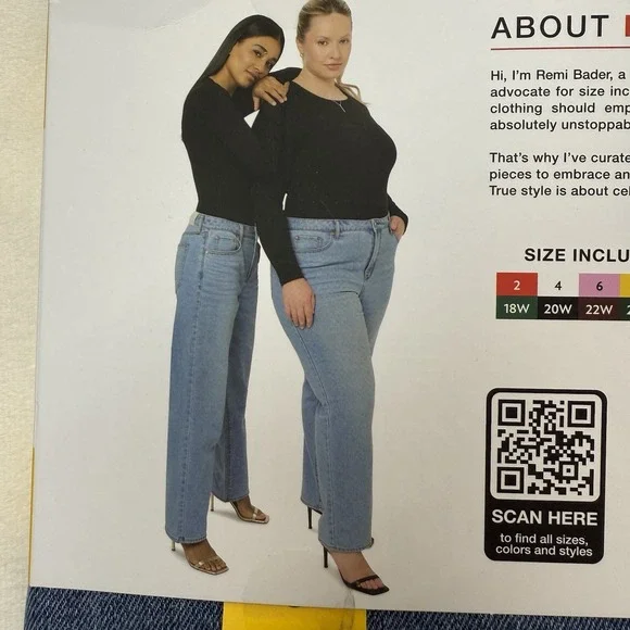 Edited Remi Bader Jeans Womens 8 Loose Straight Leg High Rise Stretch Comfort - Picture 8 of 16